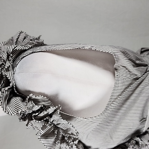 🤎 BCBG striped Poplin Dress - Picture 5 of 12